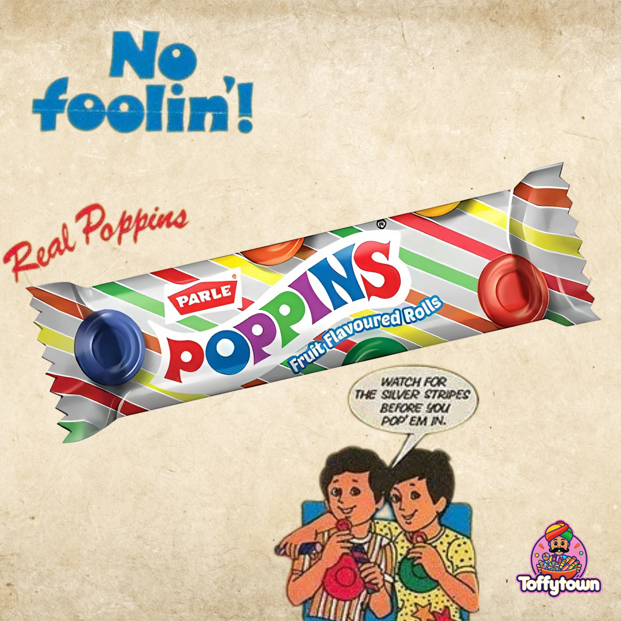 Poppins | Colorful Candy | Pack of 10 | Toffytown
