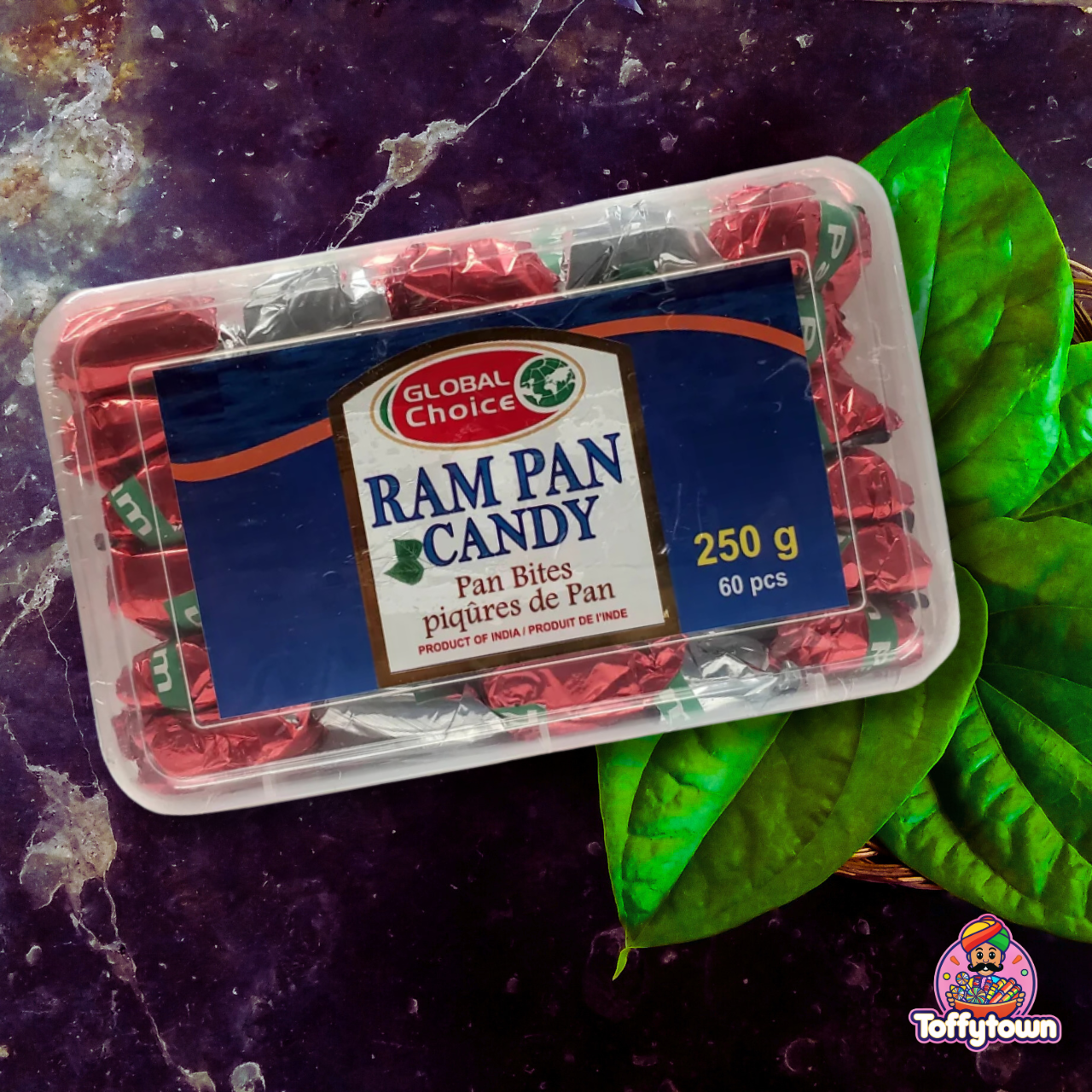 Ram Pan Bites | Meetha Paan | 60Pcs Box | Toffytown