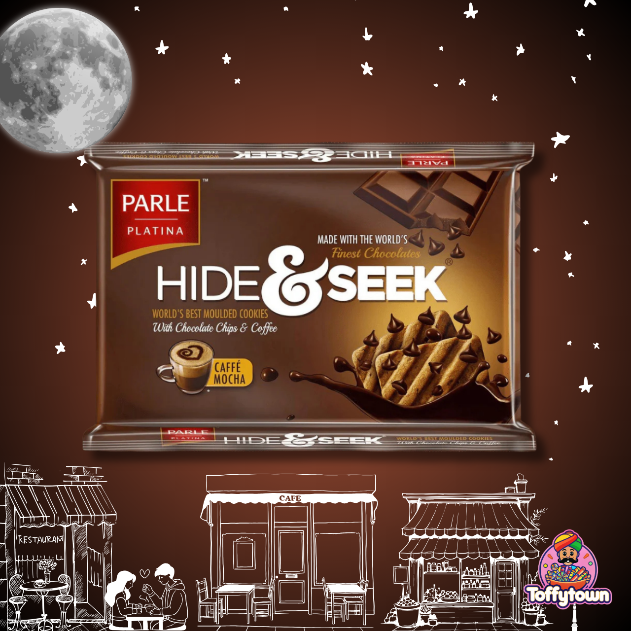 Parle Hide and Seek Mocha Coffee | Family pack | Toffytown