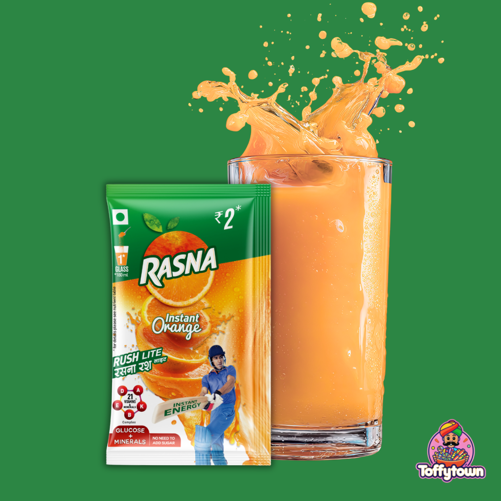 Rasna Orange Flavour | Pack of 24 | Toffytown