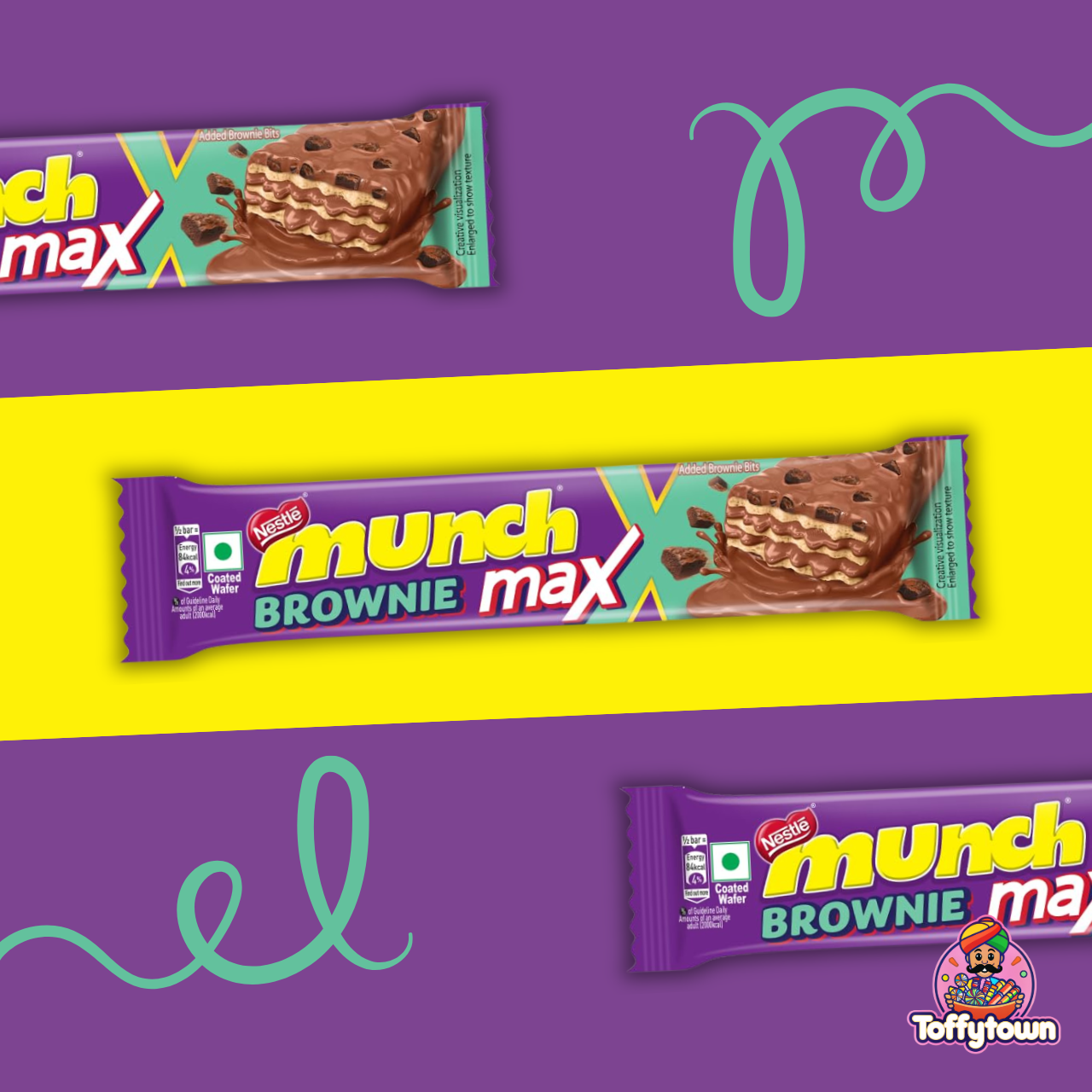 Munch Brownie Max | 40g | Toffytown